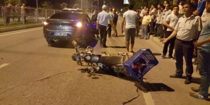 Çine’de Kaza; Motosiklet Sürücüsü Ağır Yaralandı