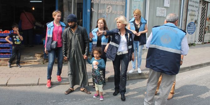İbb Zabıta Ekiplerinden Dilencilere Operasyon