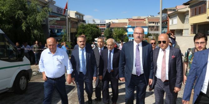 Ato Başkanı Baran, İvedik’teki Patlama Yerinde İncelemelerde Bulundu
