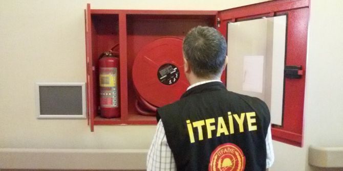 Öğrenci Yurtlarının Yangın Tedbirleri Denetlendi