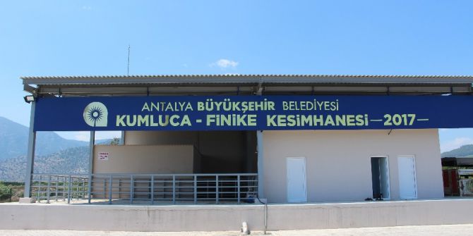 Kumluca-finike Mezbahasını Kumluca Belediyesi İşletecek