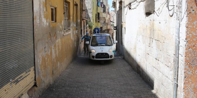 Haliliye’den, Dar Sokaklar İçin İlaçlamada Yeni Yöntem