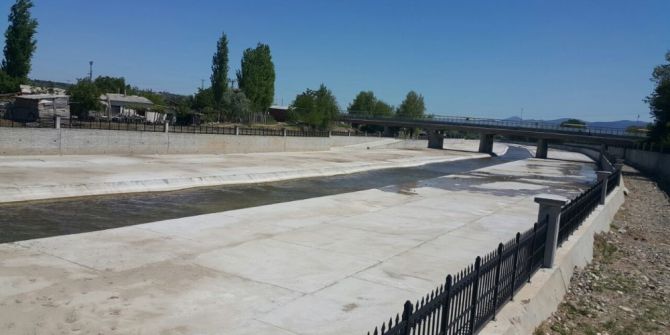 Karamenderes Çayı Taşkın Kontrol Çalışmaları Devam Ediyor