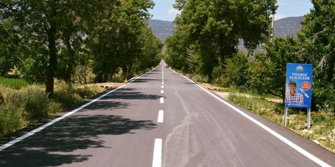 Korkuteli Çomaklı Yolu Sıcak Asfalt