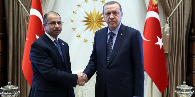 Cumhurbaşkanı Erdoğan, Irak Temsilciler Meclisi Başkanını Kabul Etti