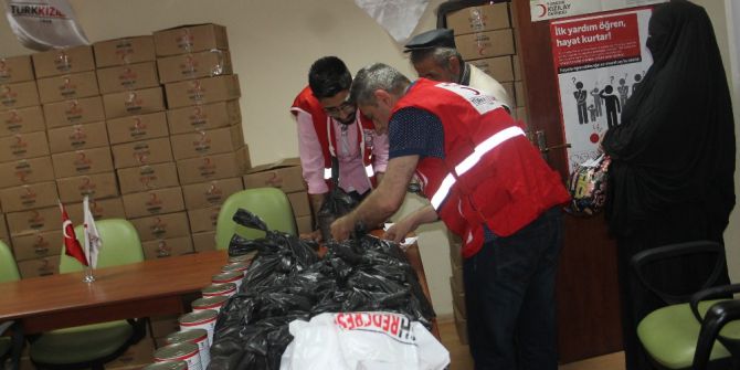 Kızılay’dan Kavurma Yardımı