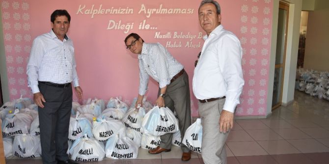 Nazilli Belediyesinden Ramazan Ayında Gıda Yardımı