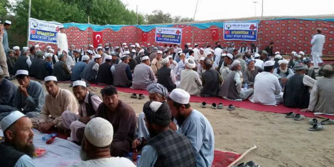 Afganlılar İhlas Vakfı İftar Sofrasında Bir Araya Geldi