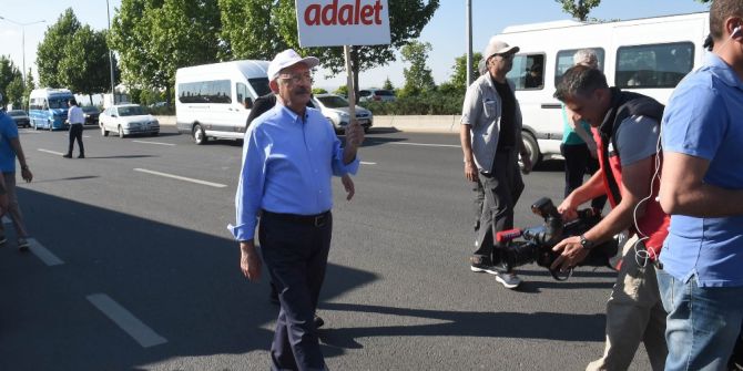Kılıçdaroğlu’nun, ’Adalet Yürüyüşü’ 2’inci Gününde Başladı