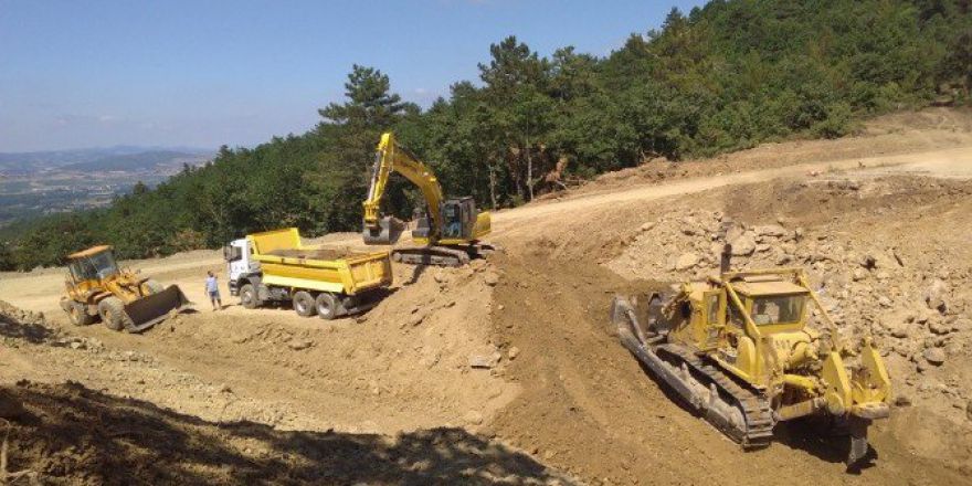 Terzialan-kızılelma Yolu Çalışmaları Devam Ediyor