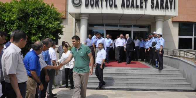 Dörtyol Cumhuriyet Başsavcısı Ünsal Ve Hakim Eşi Törenle Uğurlandı