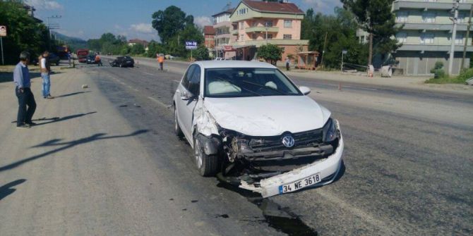 Zonguldak’ta Trafik Kazası: 2 Yaralı