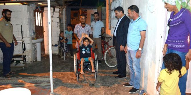 Minik Celal’in Tekerlekli Sandalye Sevinci