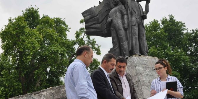 28 Yıl Aradan Sonra Atatürk Anıtı’nın Çevresi Yenileniyor