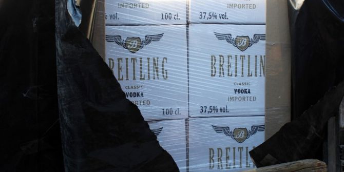 Gümrükte Tırda 14 Bin 880 Şişe Kaçak İçki Ele Geçirildi