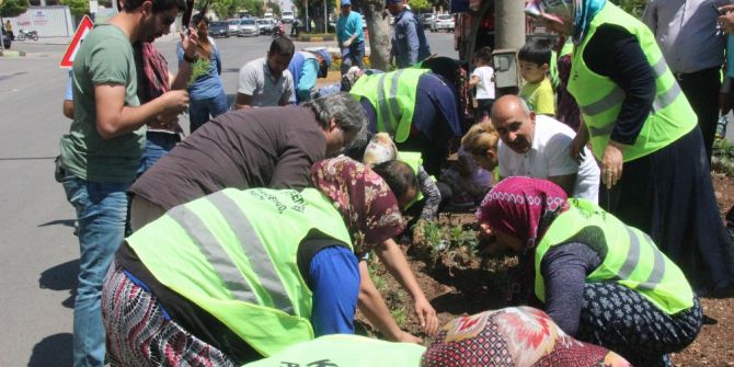 Refüjlere 5 Milyon Çiçek Dikiliyor