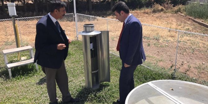 Rektör Karacoşkun, "Meteoroloji"nin Çalışma Sistemini Yerinde Gördü