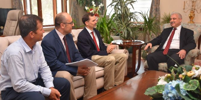 Vali Güvençer Kaymakçı Arkeoloji Projesi Ekibini Ağırladı