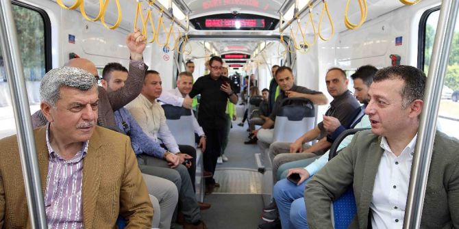 Başkan Karaosmanoğlu, Akçaray’ın Test Sürüşlerine Katıldı