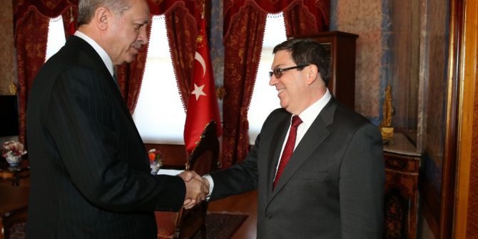 Cumhurbaşkanı Erdoğan, Küba Dışişleri Bakanı İle Görüştü