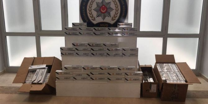 Muş’ta Sigara Ve Uyuşturucu Operasyonu