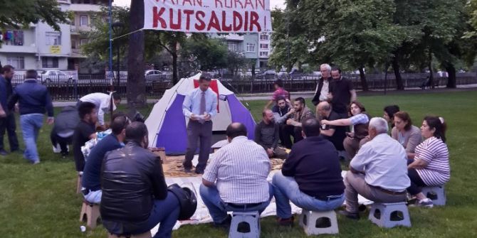 15 Temmuz Nöbetini İftar Masasında Sürdürdüler