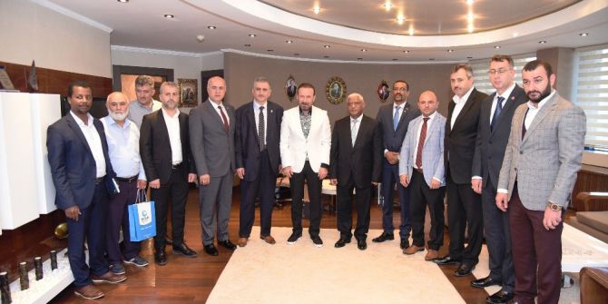 Etiyopya Büyükelçisi Başkan Doğan’ı Ziyaret Etti