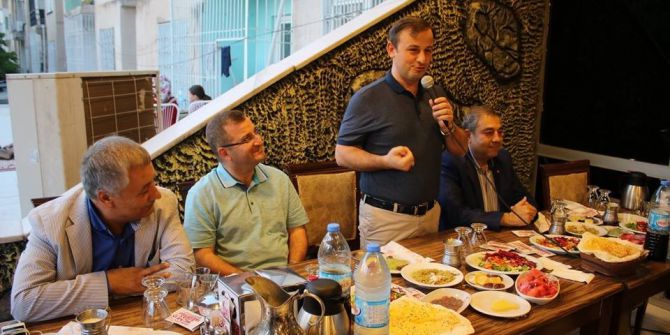 Birecik İlçe Jandarma Komutanına Veda Yemeği