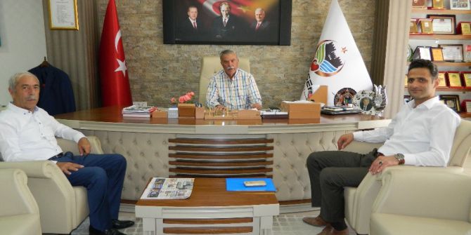 Çelikhan Kaymakamı Ve Belediye Başkanından Küçük’e Ziyaret