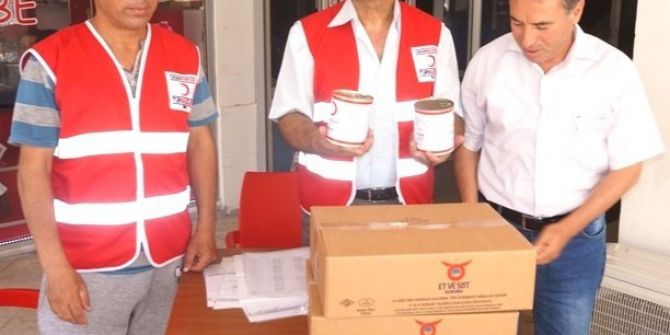 Kızılay’dan Kuşbaşı Ve Kıyma Yardımı