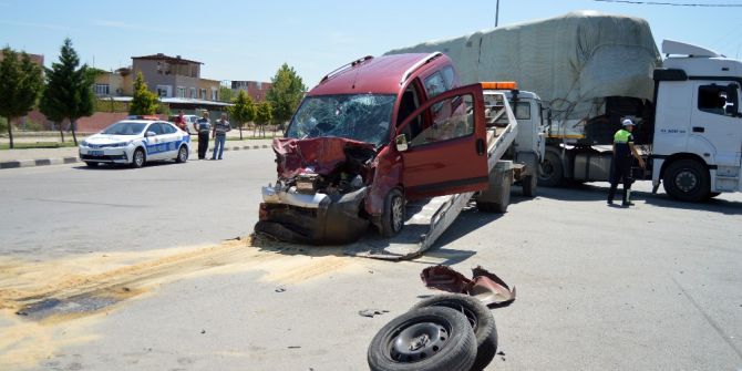 Manisa’da Trafik Kazası: 1 Yaralı