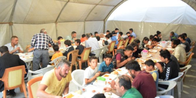 Agd Yahyalı Şubesi İftar Çadırı Açtı