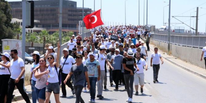 Chp İzmir, "Adalet Yürüyüşü’nün İlk Etabını Tamamladı