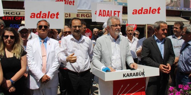 Chp Karabük Teşkilatından ‘Adalet Yürüyüşüne‘ Destek