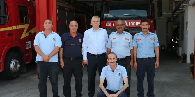 Başkan Osman Zolan’dan Kahraman İtfaiyecilere Ziyaret