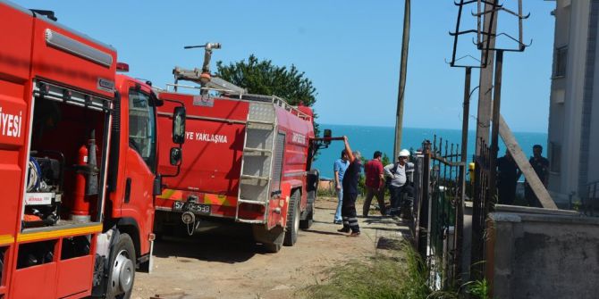 Sinop’ta Elektrik Panosunda Yangın