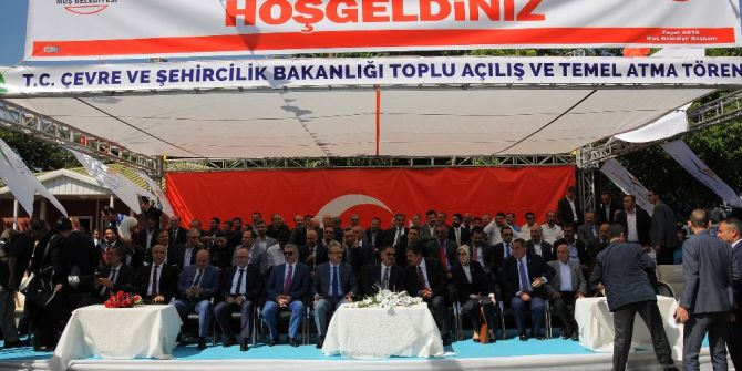 Muş’ta Temel Atma Ve Açılış Töreni