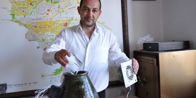 Soba Ustası "Küp Klima" Yaptı