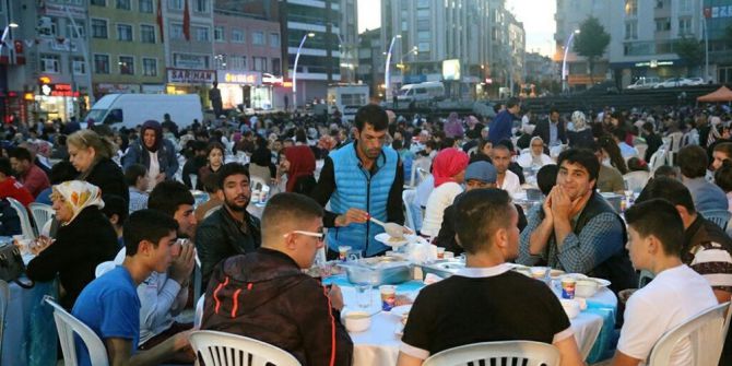 Şehit Aileleri, Gaziler, Engelli Ve Yaşlılar İftarda Bir Araya Geldi