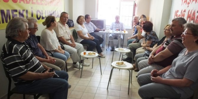 Emekli -Sen Genel Başkanı Veli Beysülen’in Burhaniye Ziyareti