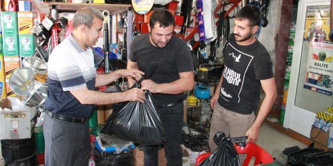 Sanayi Esnafına 500 Gıda Paketi Dağıtıldı