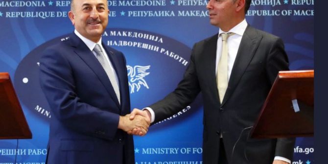 Bakan Çavuşoğlu, Makedonya Dışişleri Bakanı Dimitrov İle Görüştü