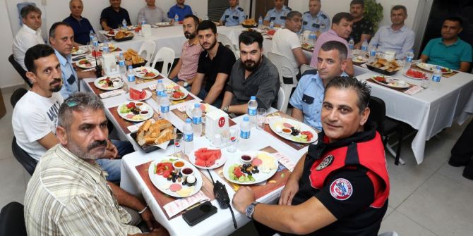 Başkan Tütüncü Sahuru Karakolda Yaptı