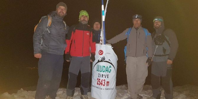 Bursalı Dağcılardan 2500 Metrede İftar