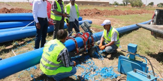 Harran’da Alt Yapı Çalışmaları Devam Ediyor