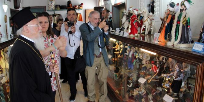 Fener Rum Patriği Bartholomeos Dünyanın Tek Bebek Müzesini Ziyaret Etti