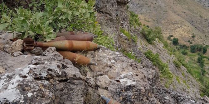 Tsk: “Hakkari’de 19 Adet Patlamamış Havan Mühimmatı Ele Geçirildi”
