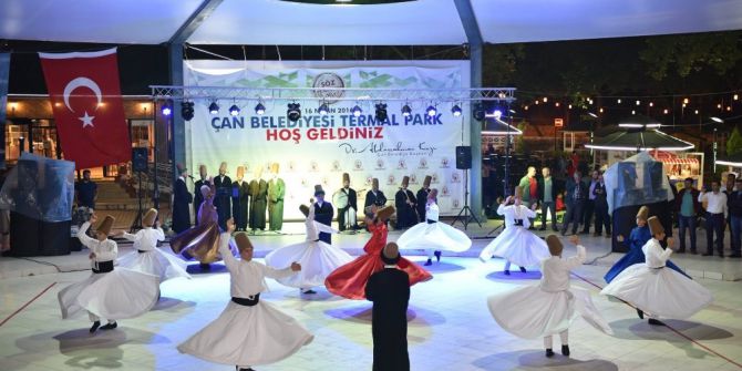 Çan Belediyesi 9’uncu Ramazan Etkinlikleri’nde Mest Eden Semazen Gösterisi