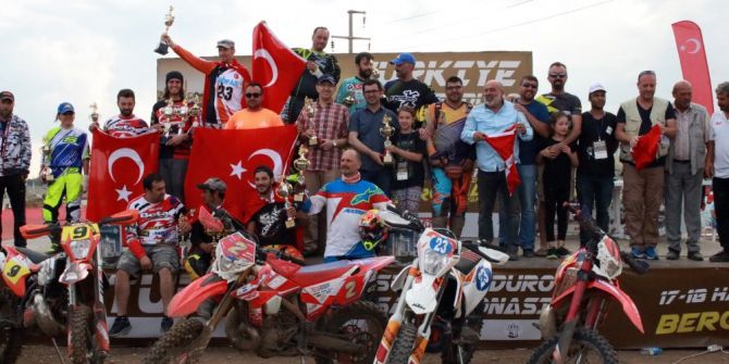 Bergama’da Enduro Şampiyonası Nefes Kesti