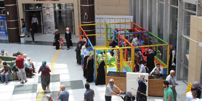 Hastaneye Gelen Çocuklar Hastaneden Mutlu Ayrılıyor